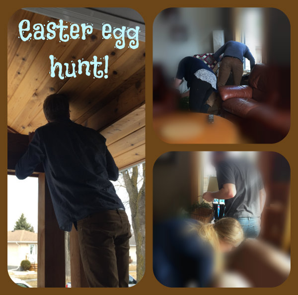 Hunting for easter eggs!